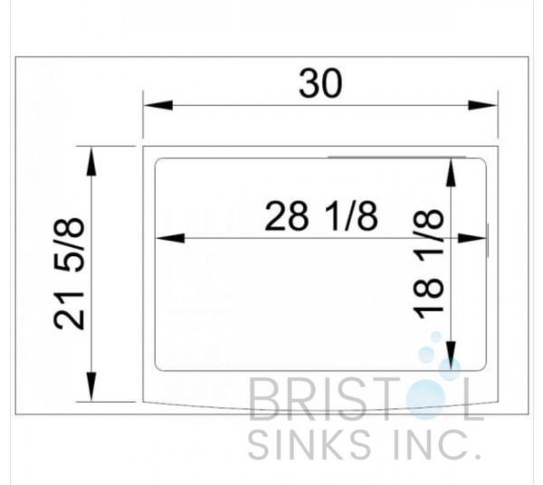 B923 APRON FRONT FARMHOUSE KITCHEN SINGLE BOWL SINK S. STEEL - Image 2